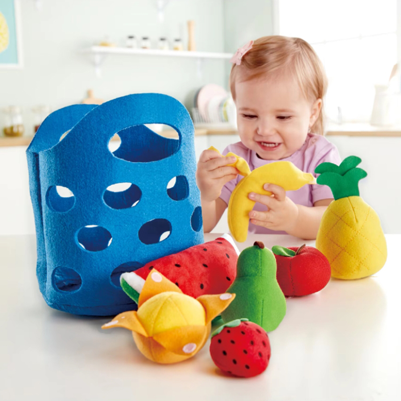 Kids Toys Kitchen Set - 8 Buah Set Keranjang Sayuran Makanan