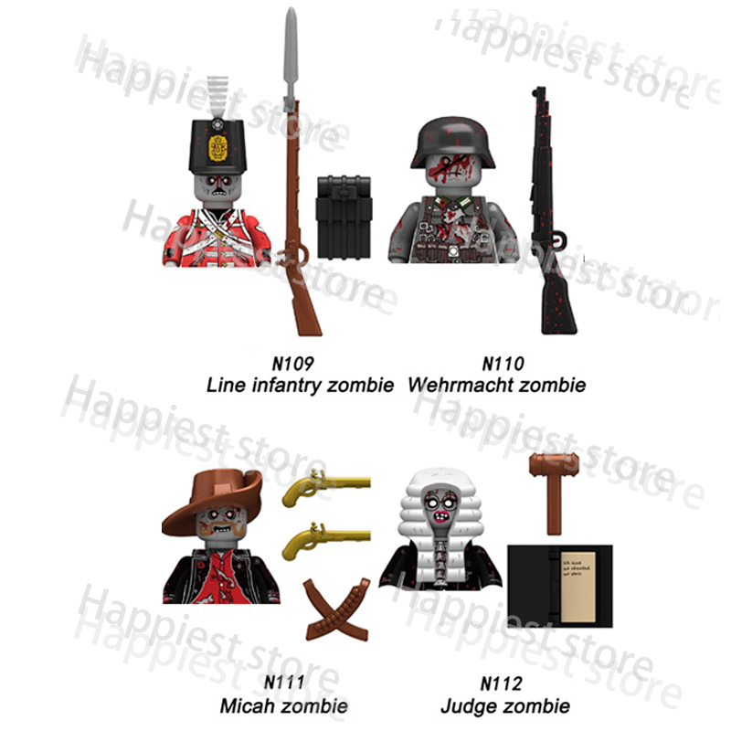 MOC Kota Halloween Zombie berj - Kids Zombie Toys ulasan dan harga