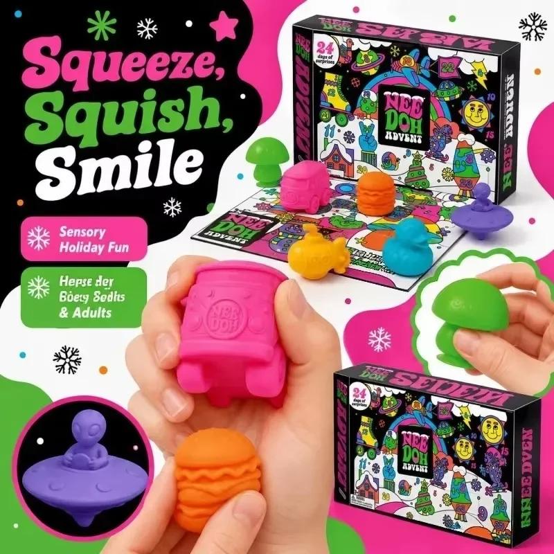 Kalender Advent Natal 3D 2026, - Kids Toys Xmas ulasan dan harga