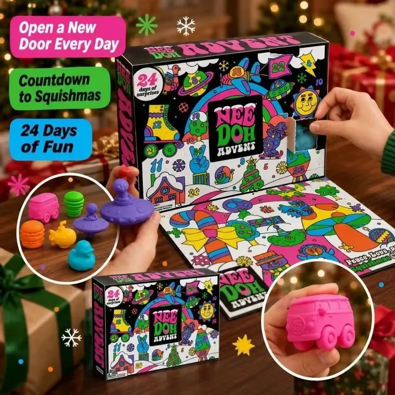 Kalender Advent Natal 3D 2026, - Kids Toys Xmas ulasan dan harga