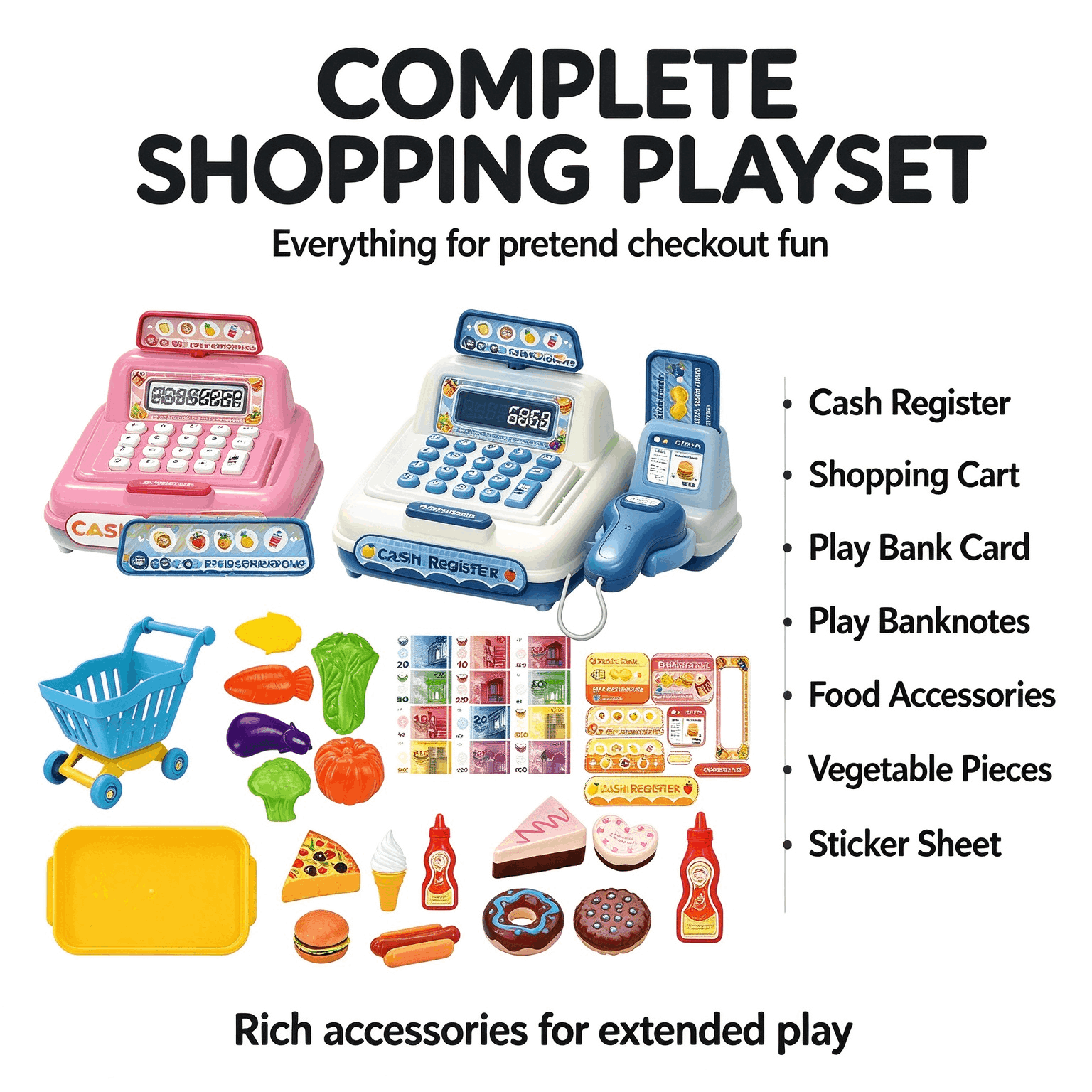 Set Mainan Mesin Kasir Simulas - Toy Cash Register ulasan dan harga