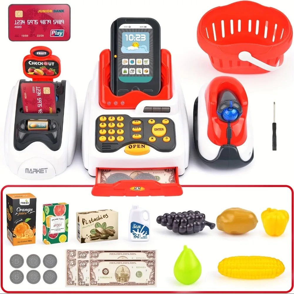 Mainan mesin kasir untuk anak- - Toy Cash Register ulasan dan harga